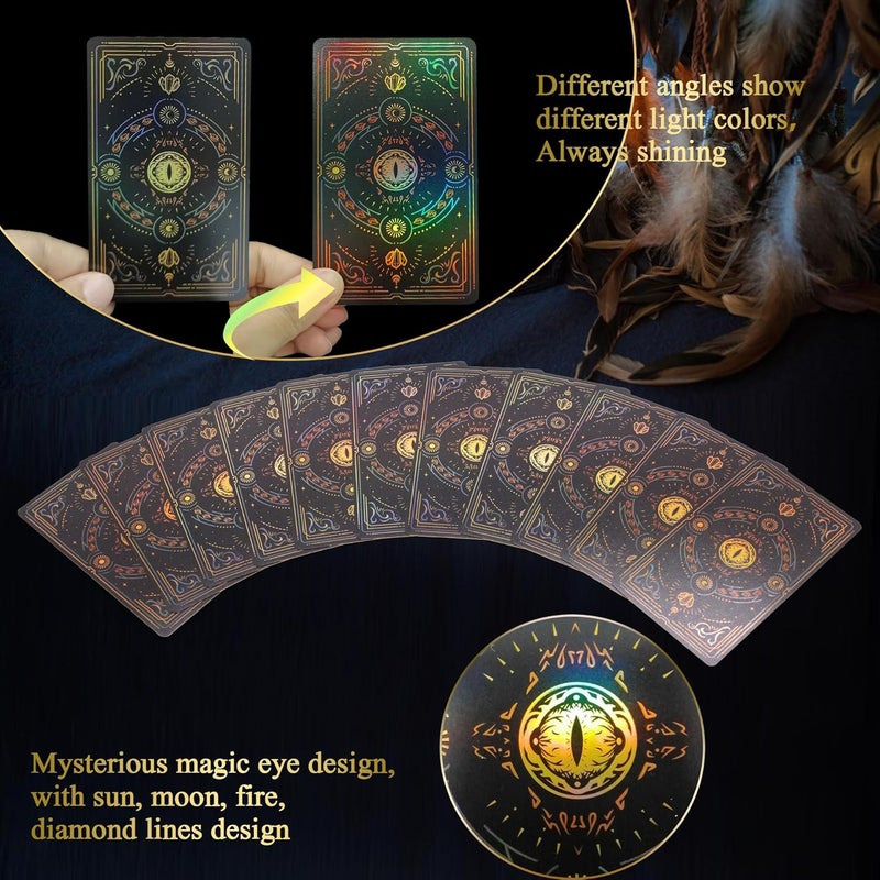 WJPC Gold Foil Edge Tarot Cards with Guidebook Set&Gift Box for Beginner& Expert. Original Design Tarot Cards Decks - Image 5